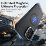 ESR - Cyber Armor Kickstand - iPhone 16 - Black