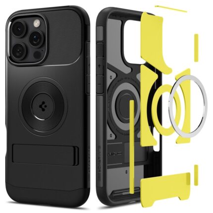 Spigen - Slim Armor MagSafe (ACS08164) - iPhone 16 Pro - Black