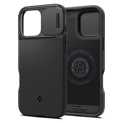 Spigen - Optik Armor MagSafe (ACS08015) - iPhone 16 Pro Max - Black