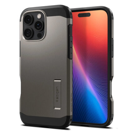 Spigen - Tough Armor MagSafe (ACS08145) - iPhone 16 Pro - Gunmetal