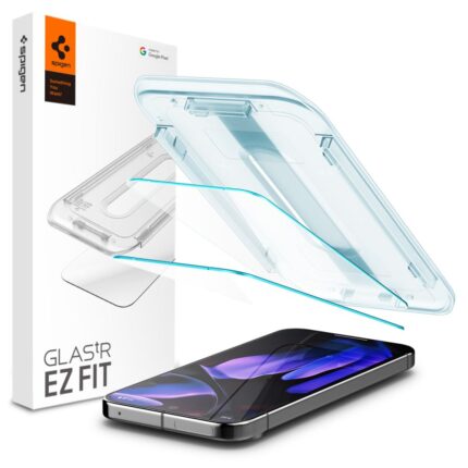Spigen - (2 pack) Glas.tR EZ-FIT (AGL08442) - Google Pixel 9 / 9 Pro / 10 / 10 Pro - Clear