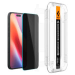 Spigen - (2 pack) Glas.tR EZ-FIT (AGL06905) - iPhone 15 / iPhone 16 - Privacy