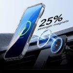 ESR - Classic Hybrid HaloLock Kickstand + Tempered Glass - iPhone 16 Pro Max - Clear