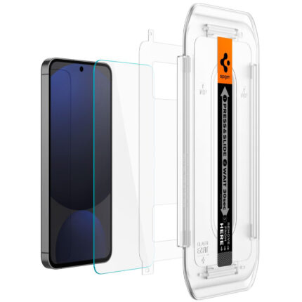 Spigen - (2 pack) Glas.tR EZ-FIT (AGL08729) - Samsung Galaxy S24 FE / A56 5G - Clear