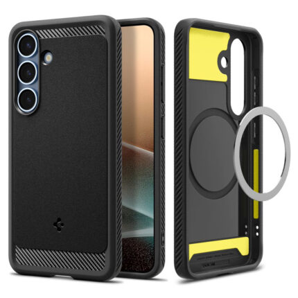 Spigen - Rugged Armor MagSafe (ACS08998) - Samsung Galaxy S25 - Matte Black