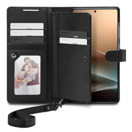 Spigen - Wallet S (ACS09124) - Samsung Galaxy S25 Ultra - Black