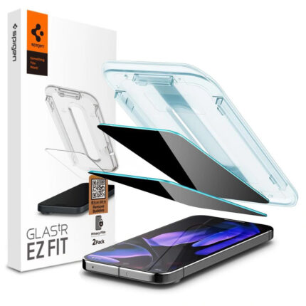 Spigen - (2 pack) Glas.tR EZ-FIT (AGL09313) - Google Pixel 9 Pro XL - Privacy