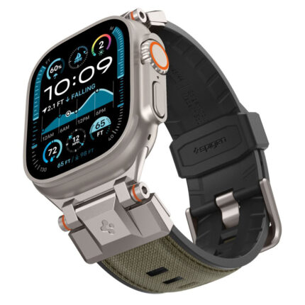 Spigen - DuraPro Armor (AMP09102) - Apple Watch 1/2/3/4/5/6/7/8/9/10/11/SE/SE 2/SE 3/Ultra/2/3 (42/44/45/46/49mm) - Green