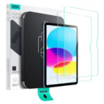 ESR - Tempered Glass Screen Protector UltraFit Tray (2 pack) - iPad 10 (2022) 10.9 / 11 (2025) / 12 (2026) - Clear