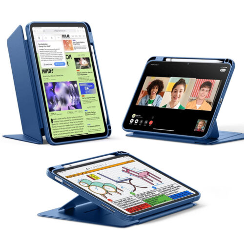 ESR - Flip Hybrid (with Pencil Holder) - iPad 10 (2022) 10.9 / 11 (2025) / 12 (2026) - Blue