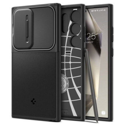 Spigen - Optik Armor (ACS07313) - Samsung Galaxy S24 Ultra - Black