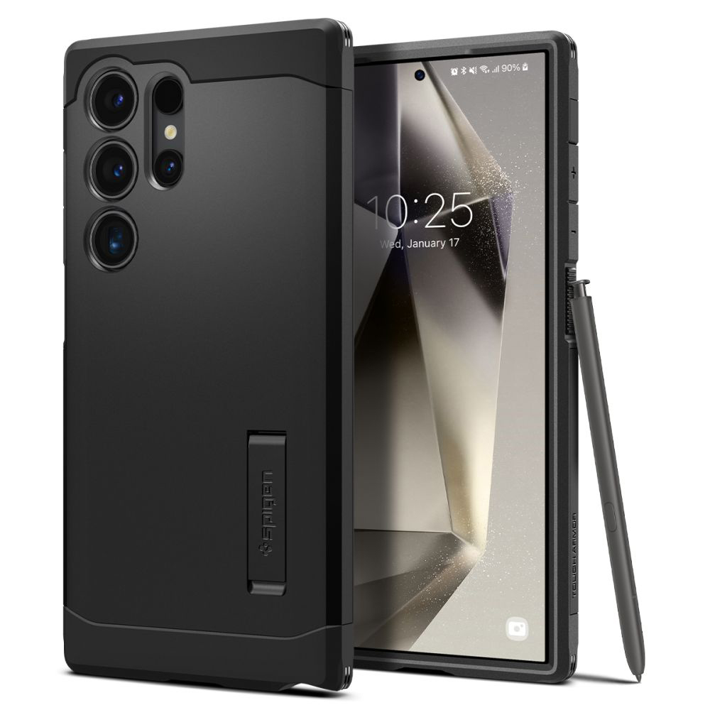 Spigen - Tough Armor (ACS07300) - Samsung Galaxy S24 Ultra - Black Spigen - Tough Armor (ACS07300) - Samsung Galaxy S24 Ultra - Black