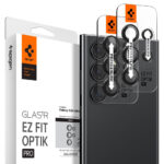 Spigen - (2 pack) Optik.tR EZ Fit Pro Camera Glass (AGL07425) - Samsung Galaxy S24 Ultra - Black