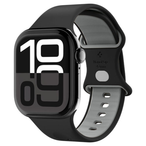 Spigen - Nano Pop (AMP09324) - Apple Watch 1/2/3/4/5/6/7/8/9/10/11/SE/SE 2/SE 3 (38/40/41/42mm) - Black Sesame