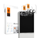 Spigen - (2 pack) Optik.tR EZ Fit Pro HD Camera Glass (AGL09587) - Samsung Galaxy Z Flip7 / Z Flip8 - Black