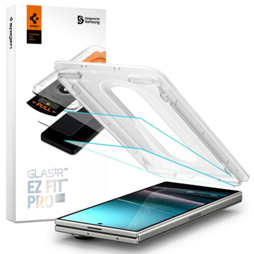 Spigen - (2 pack) Glas.tR EZ-FIT Pro HD (AGL09579) - Samsung Galaxy Z Fold7 / Z Fold8 Ultra - Clear