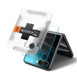 Spigen -  (2 pack) Glas.tR EZ-FIT HD (AGL09585) - Samsung Galaxy Z Flip7 / Z Flip8 - Clear