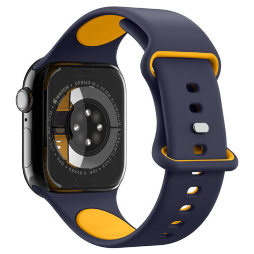 Spigen - Nano Pop (AMP09322) - Apple Watch 1/2/3/4/5/6/7/8/9/10/11/SE/SE 2/SE 3/ Ultra/Ultra 2/Ultra 3 (42/44/45/46/49mm) - Blueberry Navy