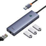 Baseus - Docking Station UltraJoy Series (B0005280A813-01) - USB to 3 x USB 3.0