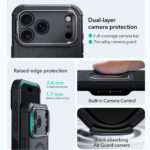 ESR - Cyber Armor Kickstand - iPhone 17 Pro Max - Black