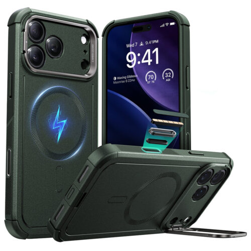 ESR - Cyber Armor Kickstand - iPhone 17 Pro - Green