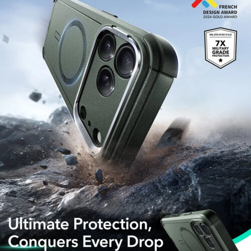 ESR - Cyber Armor Kickstand - iPhone 17 Pro Max - Green