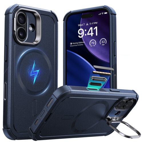 ESR - Cyber Armor Kickstand - iPhone 17 - Blue