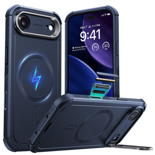 ESR - Cyber Armor Kickstand - iPhone 17 Air - Blue