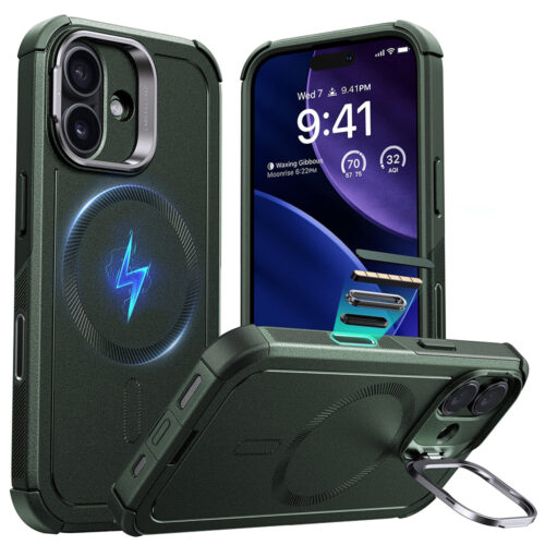 ESR - Cyber Armor Kickstand - iPhone 17 - Green