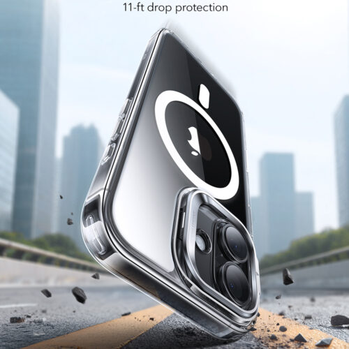 ESR - Classic Hybrid HaloLock Kickstand - iPhone 17 - Clear