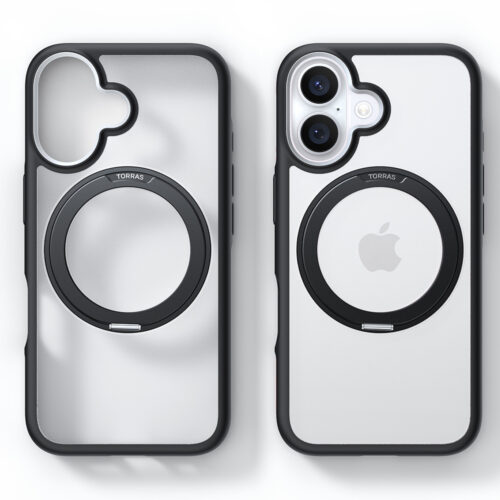 Torras - Ostand R Fusion MagSafe Series - iPhone 16 Plus - Black