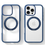 Torras - Ostand R Fusion MagSafe Series - iPhone 16 Pro - Navy Blue