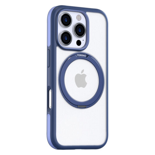 Torras - Ostand R Fusion MagSafe Series - iPhone 16 Pro Max - Navy Blue