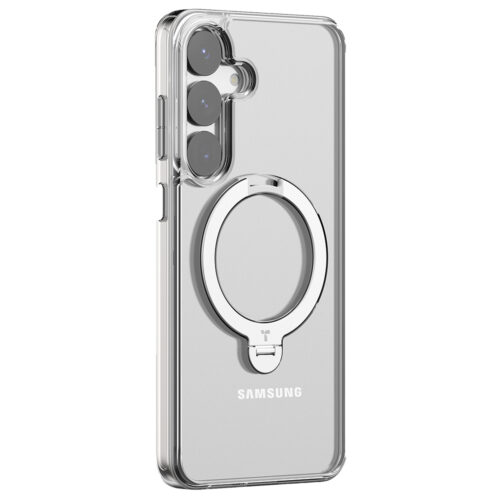 Torras - Ostand Spin MagSafe Series - Samsung Galaxy S25 Plus - Clear