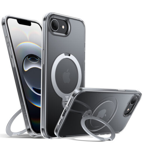 Torras - Ostand Spin MagSafe Series - iPhone 16e / iPhone 17e - Clear