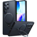 Torras - Ostand Spin MagSafe Series - Samsung Galaxy S25 Ultra - Black