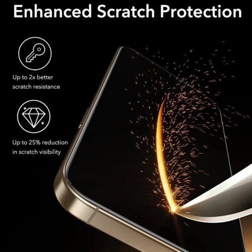 ESR - Corning Gorilla Glass UltraFit™ (3 pack) - iPhone 17 / iPhone 16 Pro - Black