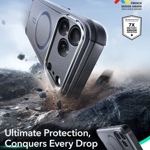 ESR - Cyber Armor Kickstand - iPhone 17 Pro Max - Grey