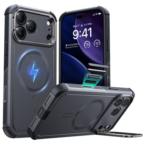 ESR - Cyber Armor Kickstand - iPhone 17 Pro Max - Grey