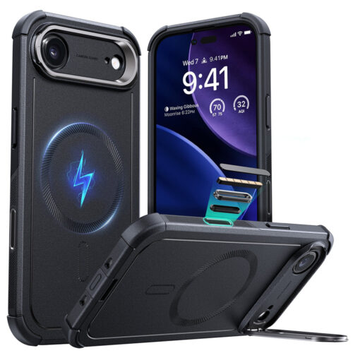 ESR - Cyber Armor Kickstand - iPhone 17 Air - Black