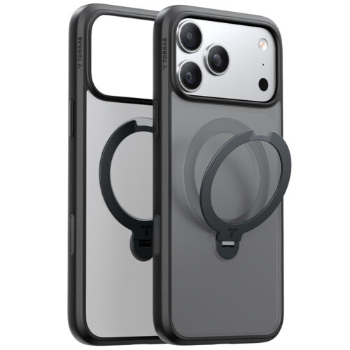 Torras - Ostand Spin MagSafe Series - iPhone 17 Pro Max - Black