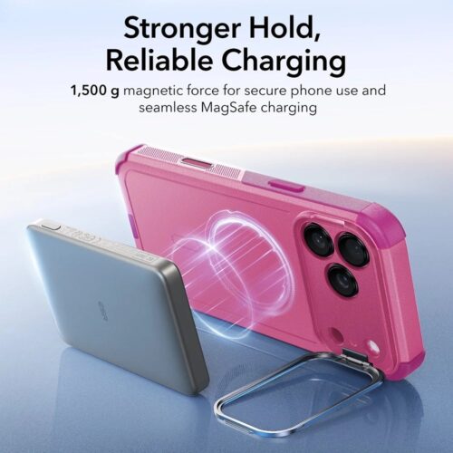 ESR - Cyber Armor Kickstand - iPhone 17 Pro - Rosy Pink