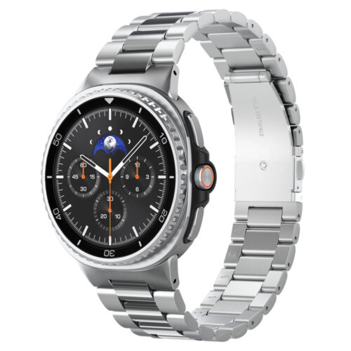 Spigen - Modern Fit 316L (AMP10120) - Samsung Galaxy Watch9/ Watch8 (40mm/44mm)/ Watch8 Classic - Silver