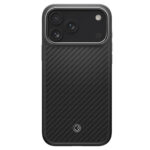 Spigen - Enzo Aramid "T" MagSafe (ACS09958) - iPhone 17 Pro - Black / Silver