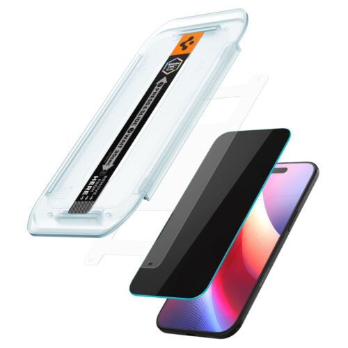 Spigen - (2 pack) Glas.tR EZ-FIT (AGL09862) - iPhone 17 Air - Privacy
