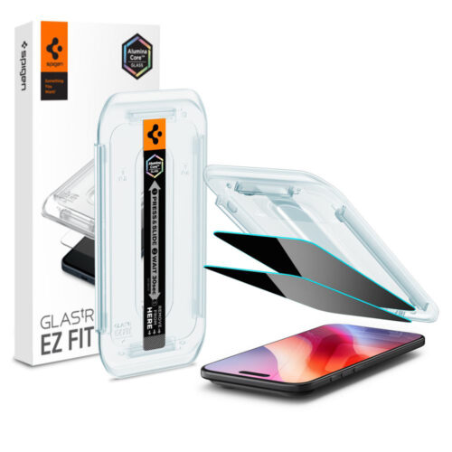 Spigen - (2 pack) Glas.tR EZ-FIT (AGL09862) - iPhone 17 Air - Privacy