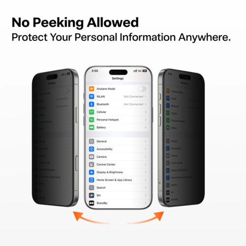 Torras - GlassGo Install Master Privacy - iPhone 17 Pro - Black