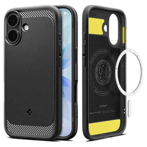 Spigen - Rugged Armor MagSafe (ACS10367) - iPhone 17 - Matte Black