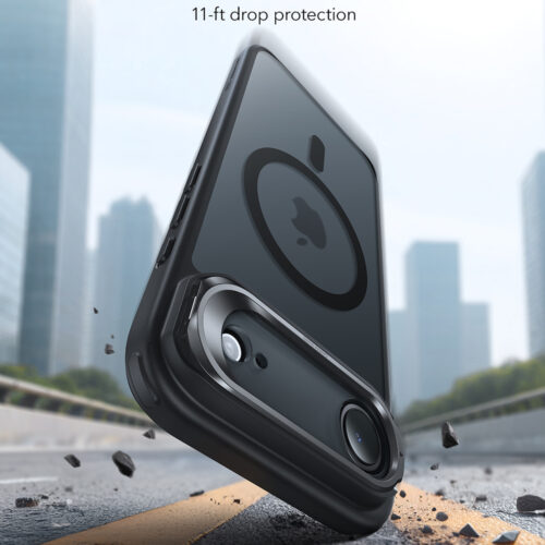 ESR - Classic Hybrid HaloLock Kickstand - iPhone 17 Air - Frosted Black