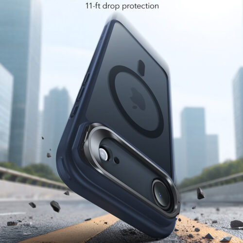 ESR - Classic Hybrid HaloLock Kickstand - iPhone 17 Air - Frosted Blue